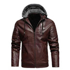 Jaqueta Masculina Fashion com Detalhes em Zíper e Capuz - (Promoção de Inverno 2025)