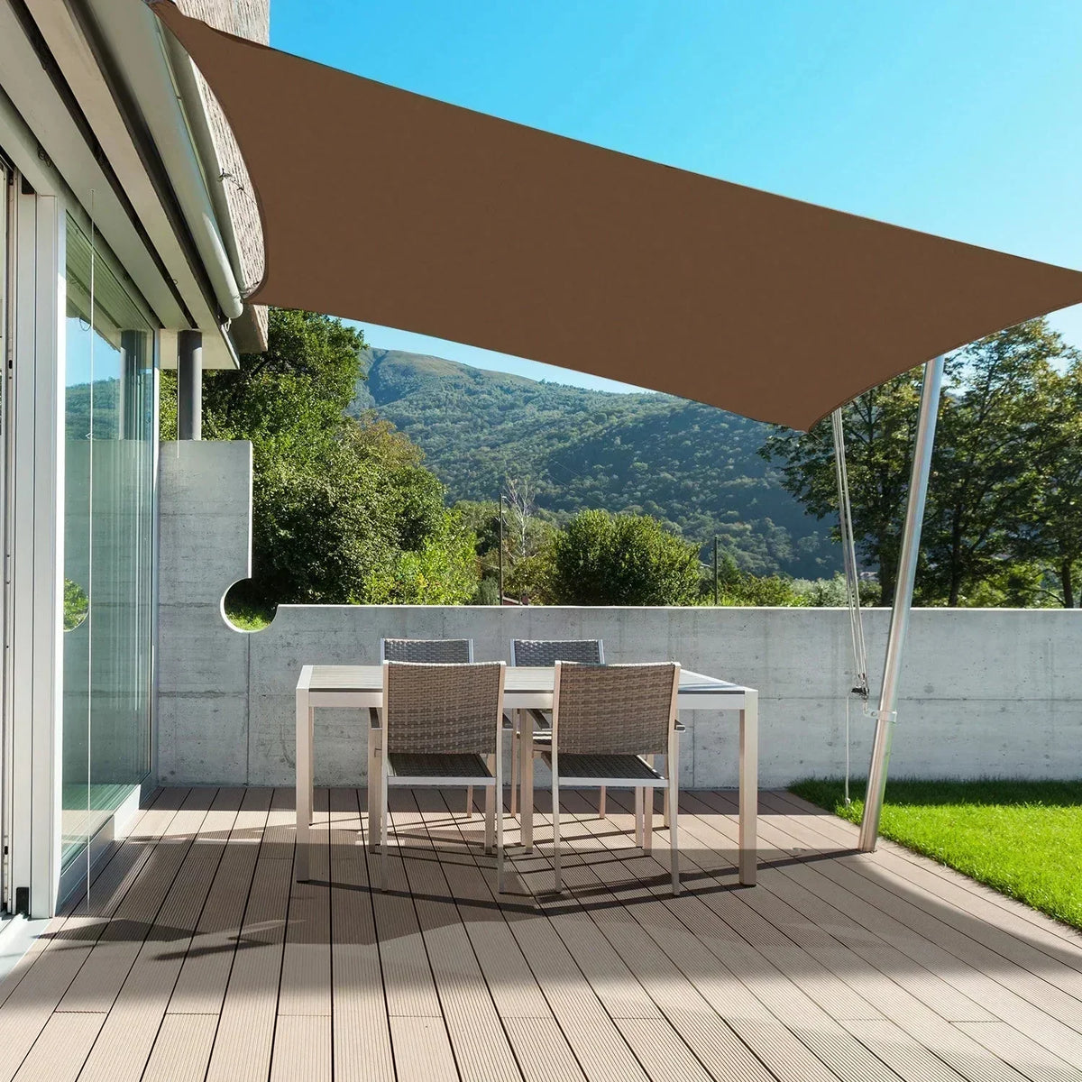 Toldo Portátil Impermeável + Kit de Cordas Trilhus